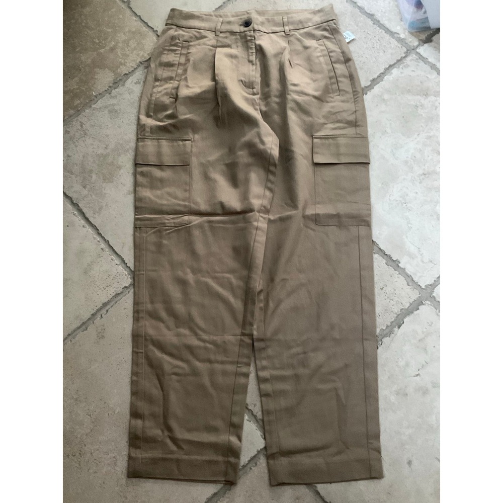 NWT Old Navy Extra High-Waisted Taylor Trouser Straight Cargo Pants‎ - women's M